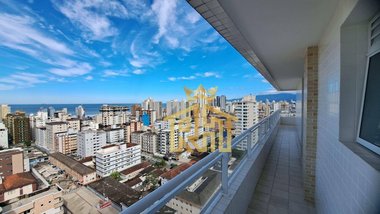 apartment em Rua Rui Barbosa, Canto do Forte - Praia Grande - SP