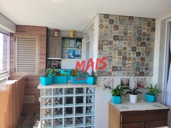 apartment em Rua Doutor Egydio Martins, Ponta da Praia - Santos - SP