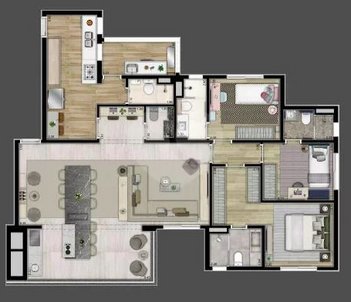 apartment em Rua Apinajés, Perdizes - São Paulo - SP