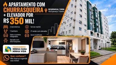 apartment em Avenida Doutor Nilo Bello, Vila Esperança - Tubarão - SC