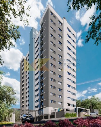 apartment em Rua Guabiruba, Água Verde - Blumenau - SC