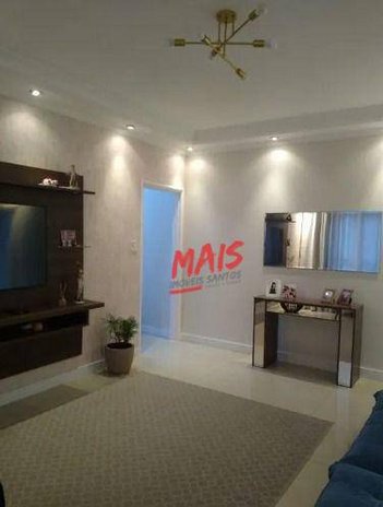 apartment em Rua Evaristo da Veiga, Campo Grande - Santos - SP