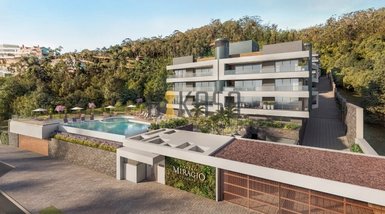 apartment em Estrada Haroldo Soares Glavan, Cacupé - Florianópolis - SC