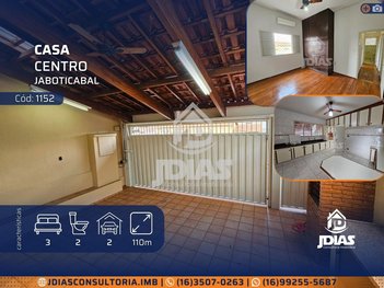 house em Travessa Duque de Caxias, Centro - Jaboticabal - SP