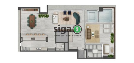 apartment em Rua Afonso Braz, Vila Nova Conceição - São Paulo - SP