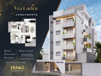 apartment em Rua Via Láctea, Jardim Riacho das Pedras - Contagem - MG