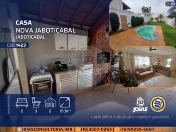 house em Rua Comendador Avelino Geraldo Martins, Nova Jaboticabal - Jaboticabal - SP