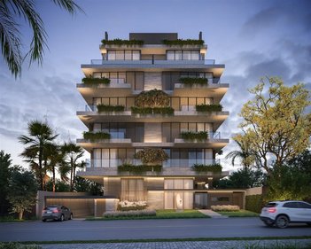 apartment em Rua Hermes Fontes, Batel - Curitiba - PR