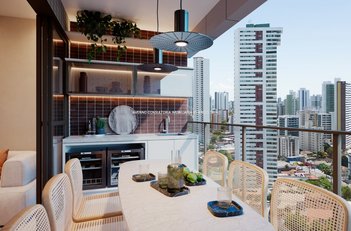 apartment em Rua Real da Torre, Madalena - Recife - PE