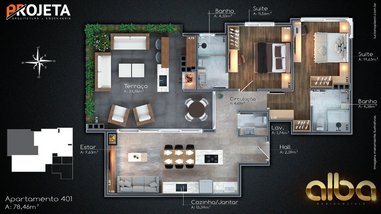 apartment em Rua Dona Francisca, Carniel - Gramado - RS