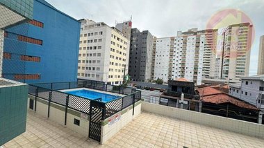apartment em Rua Trinta e Um de Março, Mirim - Praia Grande - SP