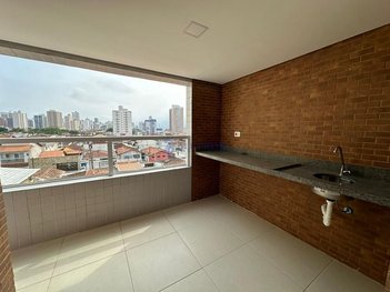 apartment em Rua Nicarágua, Guilhermina - Praia Grande - SP