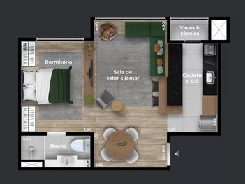 apartment em Rua do Retiro, Vila das Hortências - Jundiaí - SP