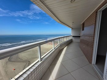 apartment em Avenida Presidente Kennedy, Guilhermina - Praia Grande - SP