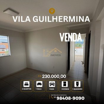 apartment em Travessa dos Malveiras, Vila Guilhermina - Montes Claros - MG