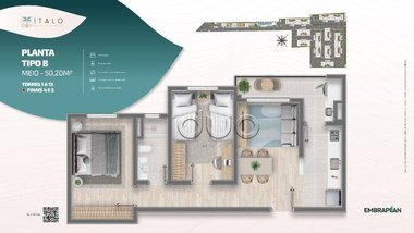 apartment em Rodovia Margarida da Graça Martins, Água Seca - Piracicaba - SP
