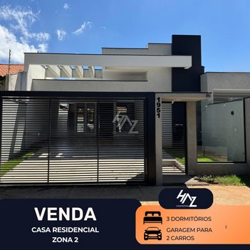 house em Rua Curitiba, Zona 01 - Cianorte - PR