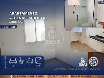 apartment em Rua Professora Luzia Marques, Athenas Paulista - Jaboticabal - SP