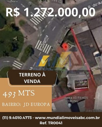 land_lot em Rua do Amaro, Jardim Europa - Santo André - SP
