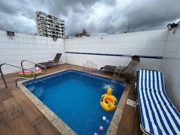 apartment em Rua Vahia de Abreu, Boqueirão - Santos - SP