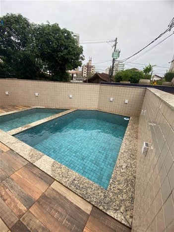 apartment em Rua Trinta e Um de Março, Mirim - Praia Grande - SP
