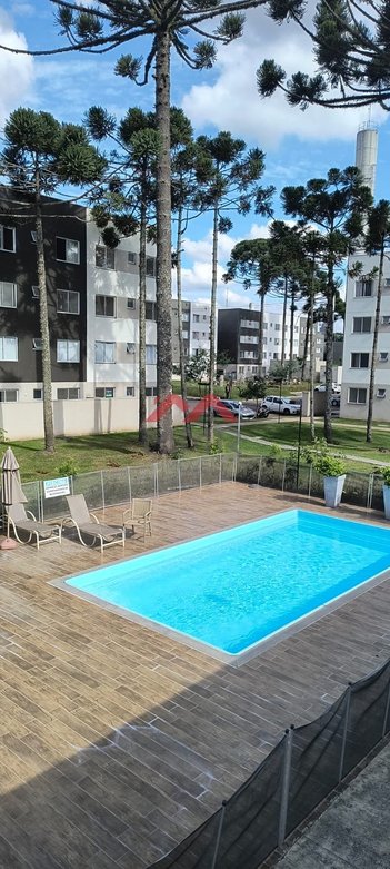 apartment em Rua Maria Joaquina Vaz, Jardim Itaqui - Campo Largo - PR