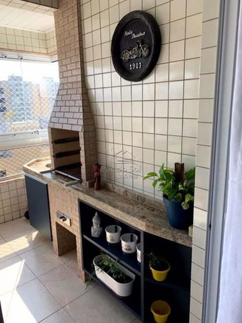 apartment em Rua Rui Barbosa, Canto do Forte - Praia Grande - SP