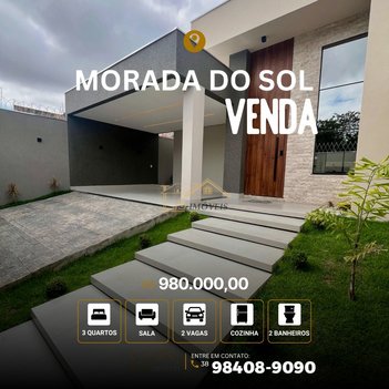 house em Rua Joaquim Manoel de Macedo, Morada do Sol - Montes Claros - MG