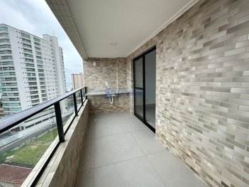 apartment em Rua São Benedito, Caiçara - Praia Grande - SP