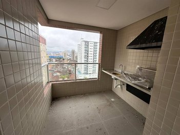 apartment em Rua Osvaldo Sampaio, Aviação - Praia Grande - SP