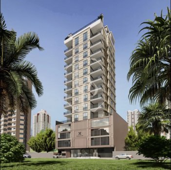 apartment em Rua 242, Meia Praia - Itapema - SC