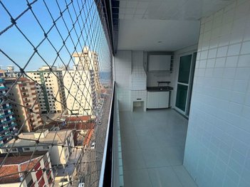 apartment em Rua Affonso Chaves, Ocian - Praia Grande - SP