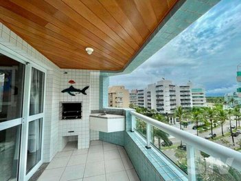 apartment em Passeio dos Galeões, Riviera - Bertioga - SP