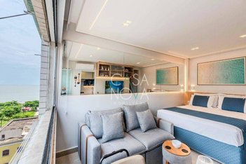 apartment em Avenida Bartholomeu de Gusmão, Boqueirão - Santos - SP
