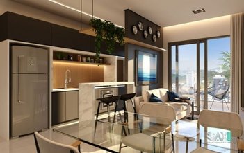 apartment em Bráulio Werner, Praia Brava de Itajaí - Itajaí - SC
