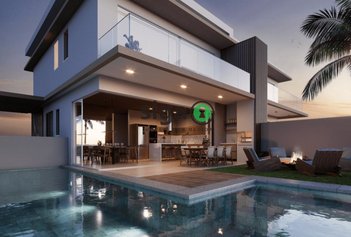 house em Alameda Baguio, Riviera - Bertioga - SP