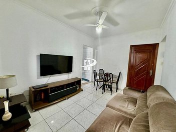 apartment em Rua Doutor Carvalho de Mendonça, Marapé - Santos - SP