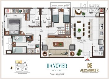 apartment em Rua dos Cardeais, Pedra Branca - Palhoça - SC