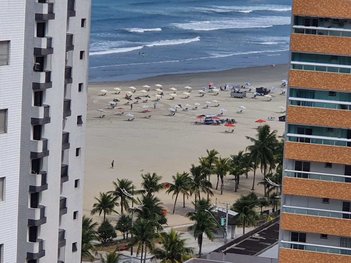 apartment em Rua Luiz Antônio de Andrade Vieira, Boqueirão - Praia Grande - SP