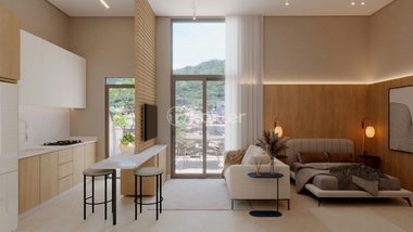 apartment em Rua da Escova de Garrafa, Cachoeira do Bom Jesus - Florianópolis - SC
