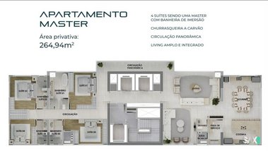 apartment em Rua Julieta Lins, Pioneiros - Balneário Camboriú - SC