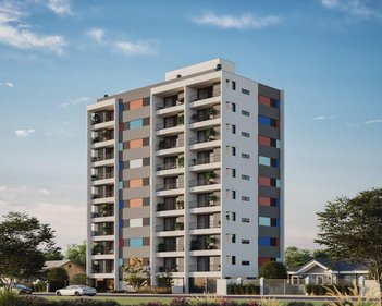 apartment em Rua Bulcão Viana, Azambuja - Brusque - SC