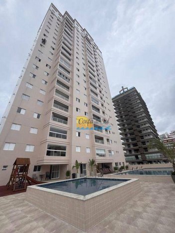 apartment em Rua Doutor João Sampaio, Guilhermina - Praia Grande - SP