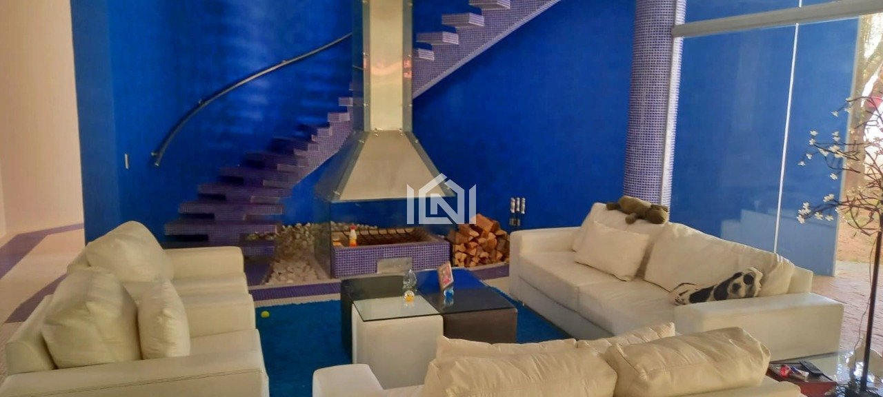 casa a venda fazendinha - living - lareira