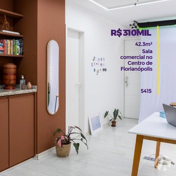 office em Saldanha Marinho, Centro - Florianópolis - SC