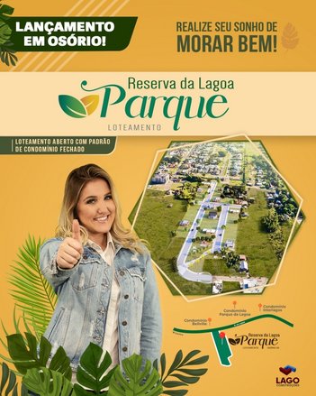 land_lot em Rua da Lagoa, Panorâmico - Osório - RS
