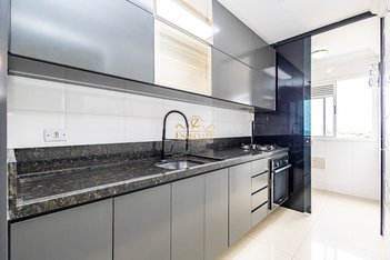 apartment em Rua Pedro Gusso, Novo Mundo - Curitiba - PR