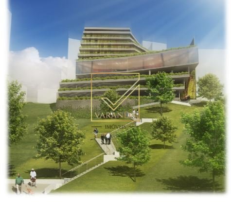 Procurando investir em imóvel comercial temos excelente opção em ampla sala com terraço à venda no Ed. Veredas Empresarial no bairro Estoril