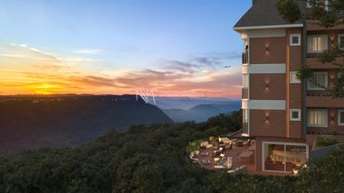 apartment em Avenida das Hortênsias, Jardim Bela Vista - Gramado - RS