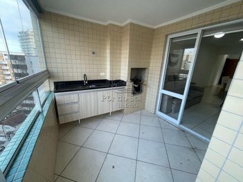 apartment em Rua Colômbia, Guilhermina - Praia Grande - SP